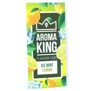 Flavoring insert/card Aroma King Ice Mint Lemon