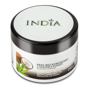 Coconut body scrub with hemp oil India Cosmetics