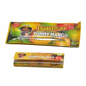 Honeypuff Rolling papers of MANGO flavored