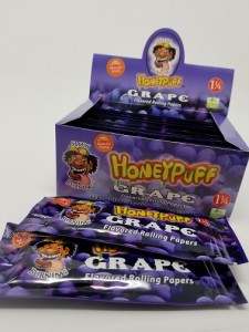 Honeypuff Rolling papers of GRAPE flavored