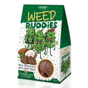 Milk chocolates  WEED BUDDIES 100g