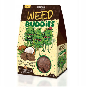 Bitter chocolates WEED BUDDIES 100g